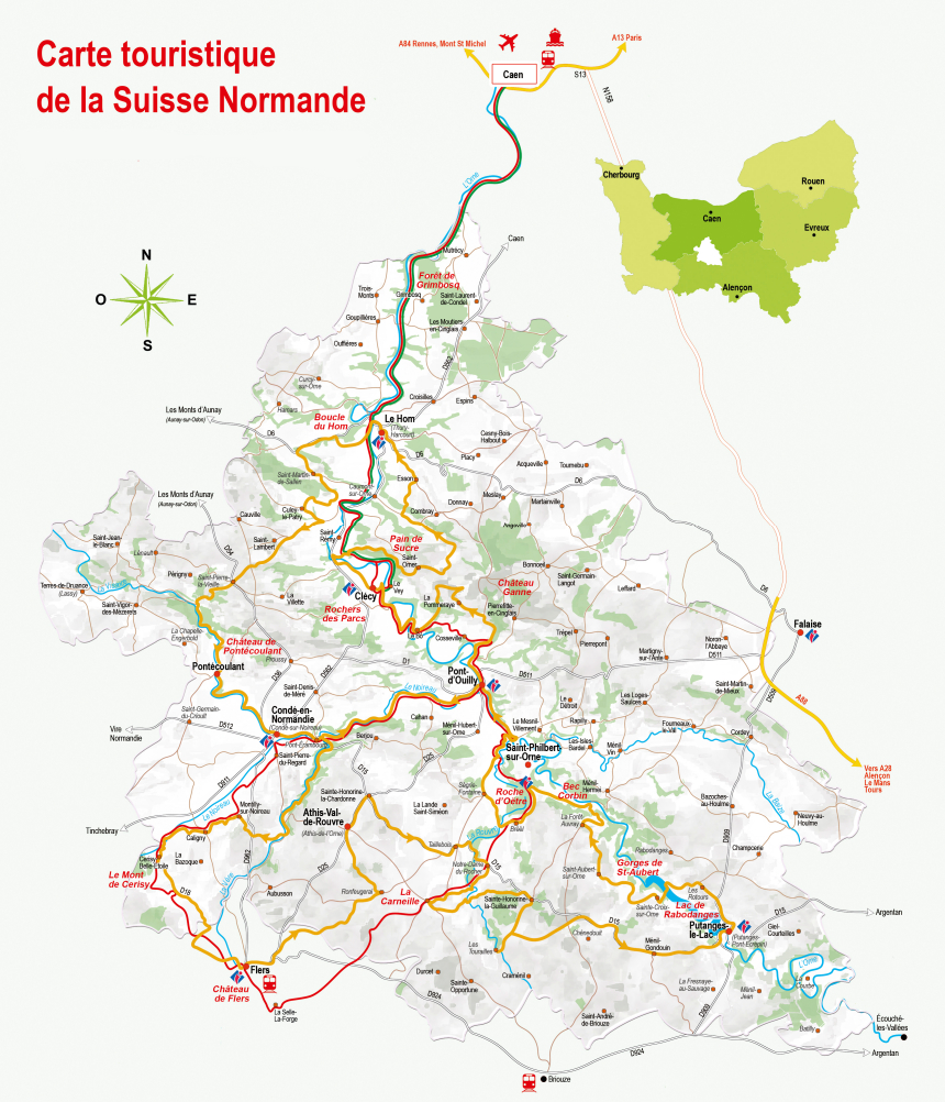 carte suisse normande