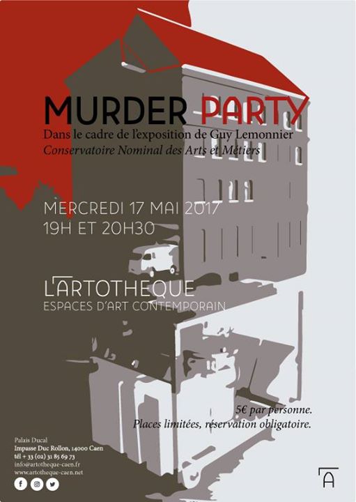 Affiche murder party caen