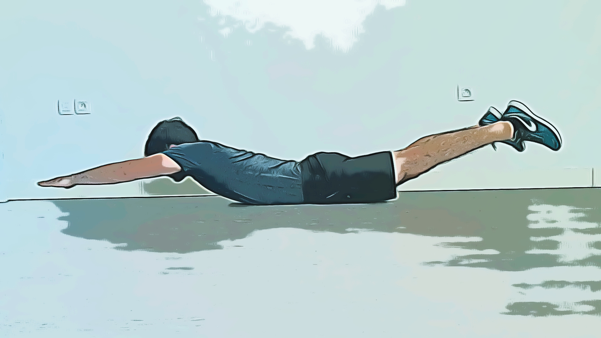 superman exercice pilates