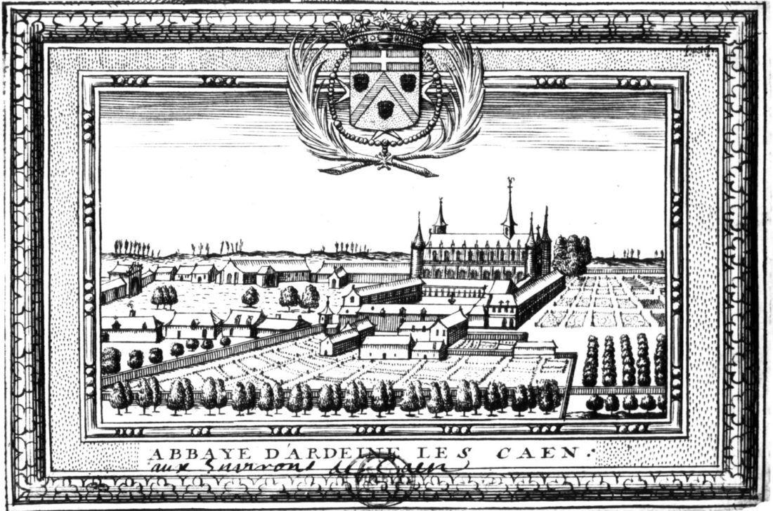 Gomboust, Abbaye d'Ardeine les Caen, 1682, BMC