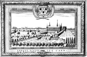 Gomboust, Abbaye d'Ardeine les Caen, 1682, BMC