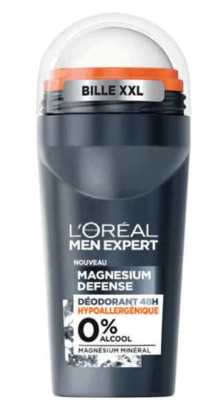 Déodorant bille pour homme magnésium