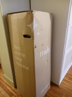 livraison matelas Mello Hybride